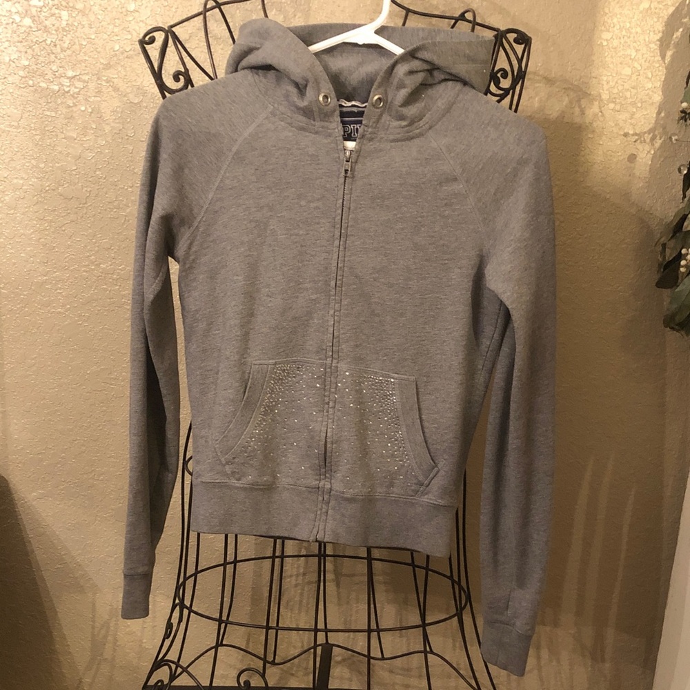 Victoria's Secret Pink Label Gray Fabric XS
